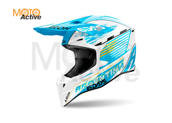 Кроссовый шлем Airoh Wraaap V24 Sixdays Argentina 2023 Glos